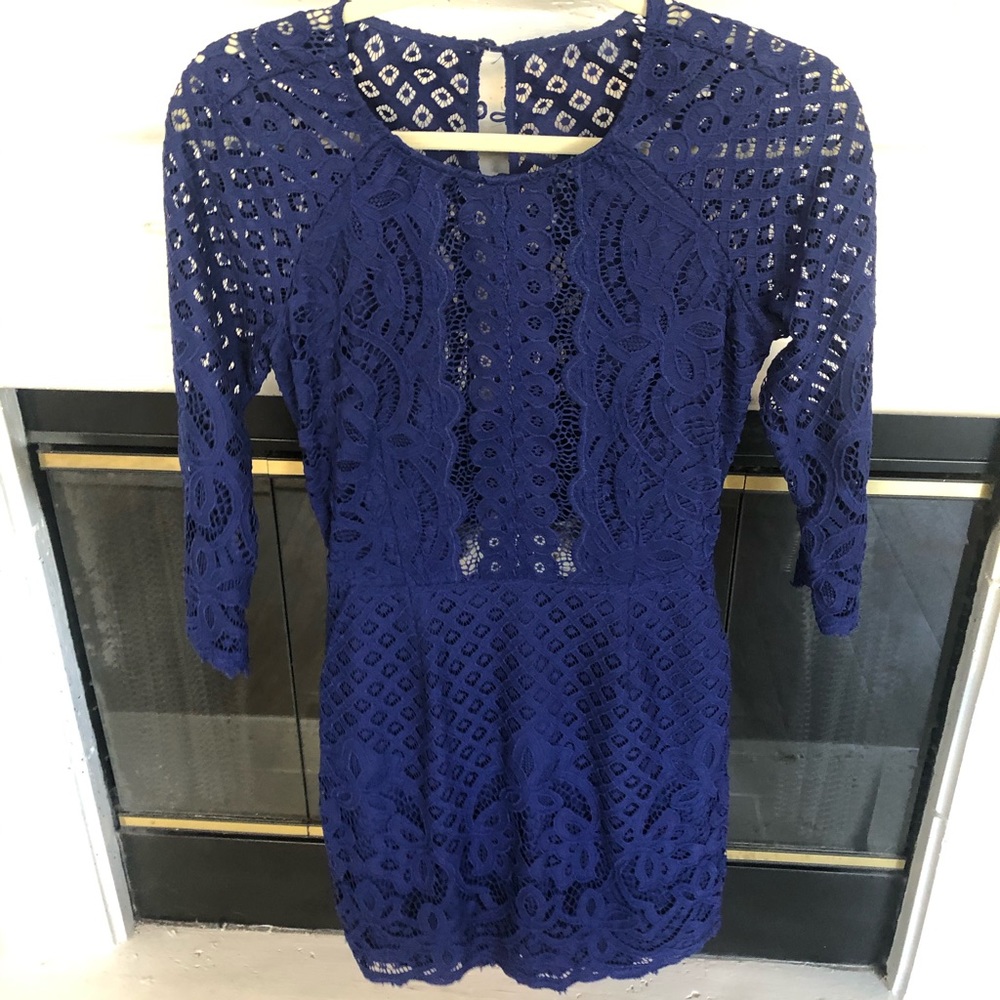 Saylor Open Back Lace Dress